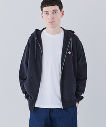 DANTON | コットン ジップパーカー MEN