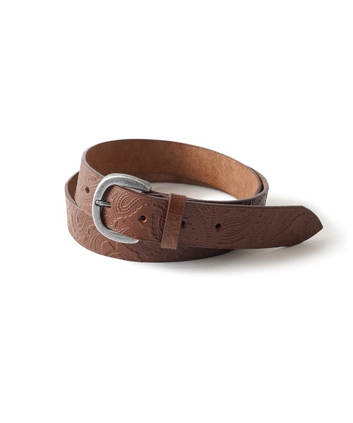 Subciety(サブサエティ)の「Paisley belt(ベルト・メンズ・ブラウン/ブラック・FREE)」の5枚目の写真