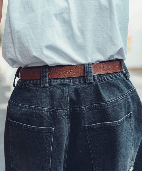 Subciety(サブサエティ)の「Paisley belt(ベルト・メンズ・ブラウン/ブラック・FREE)」の20枚目の写真