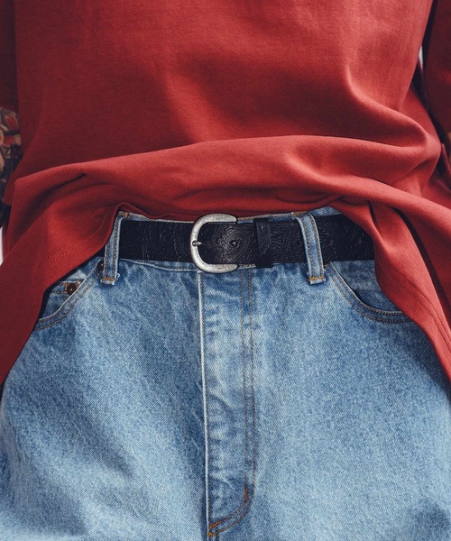 Subciety(サブサエティ)の「Paisley belt(ベルト・メンズ・ブラウン/ブラック・FREE)」の10枚目の写真