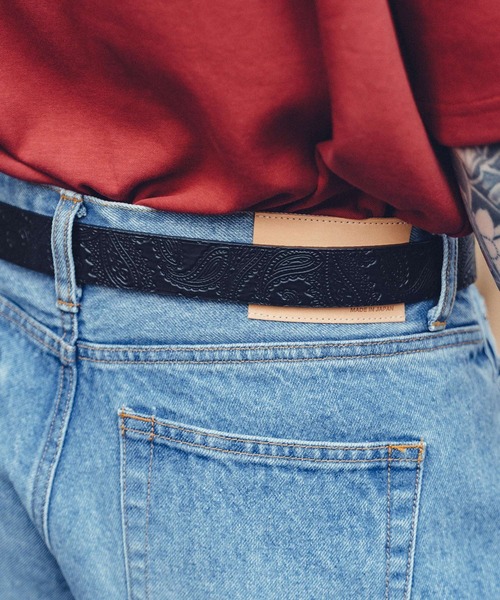Subciety(サブサエティ)の「Paisley belt(ベルト・メンズ・ブラウン/ブラック・FREE)」の14枚目の写真