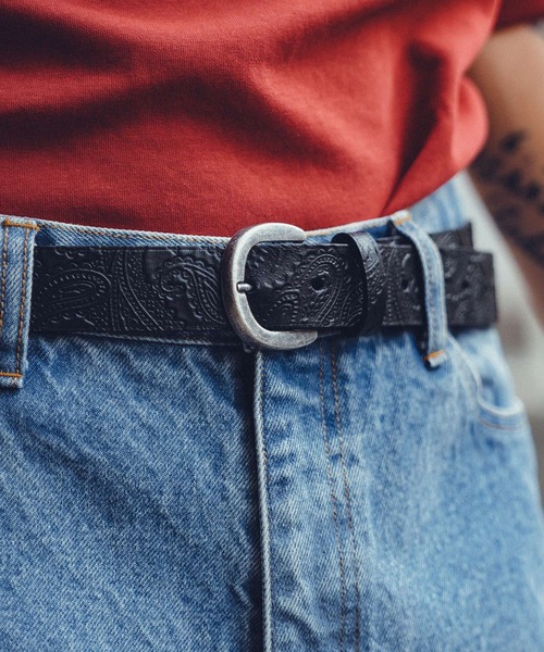 Subciety(サブサエティ)の「Paisley belt(ベルト・メンズ・ブラウン/ブラック・FREE)」の15枚目の写真