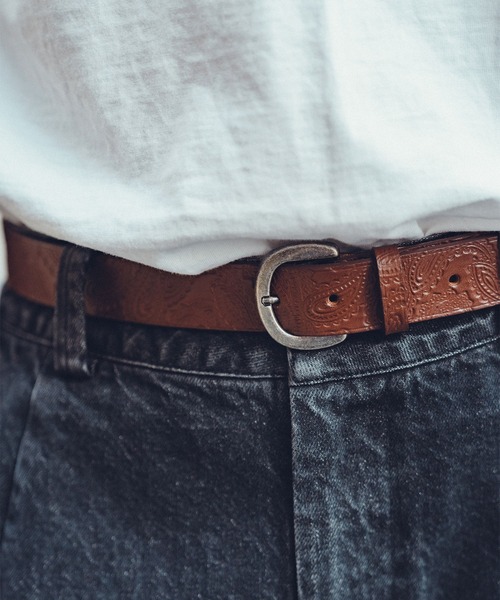 Subciety(サブサエティ)の「Paisley belt(ベルト・メンズ・ブラウン/ブラック・FREE)」の17枚目の写真
