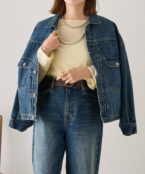 SHENERY（シーナリー）の「《新色登場！/程よいシアー感》レーヨン混シアープルオーバー（Tシャツ/カットソー・レディース・ライトグレー/イエロー/オフホワイト/グレイッシュベージュ/ブラック・FREE）」の13枚目の写真