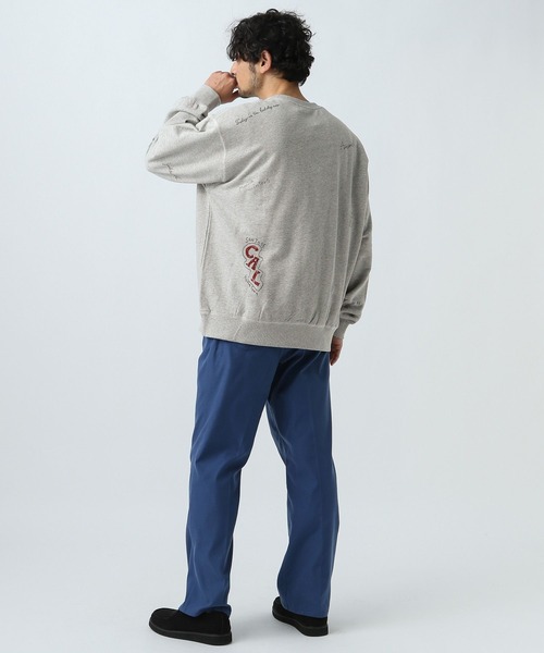 BAYFLOW（ベイフロー）の「[遊び心がかわいい]落書きプリントスウェットプルオーバー（スウェット・メンズ・チャコールグレー/グレー/アイボリー・MEDIUM/LARGE）」の22枚目の写真