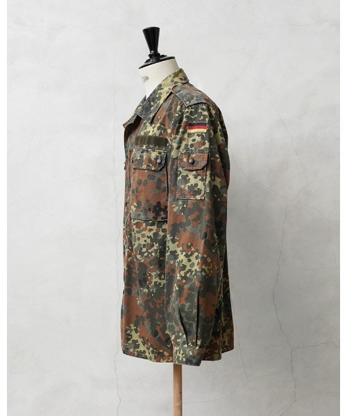 MILITARY（ミリタリー）の「《USED/古着》実物 USED ドイツ軍 フレクターカモ ジャケット（ミリタリージャケット・メンズ・カモフラージュ・M-Short/L-Regular/S-Short/M-Regular/S-Regular）」の3枚目の写真
