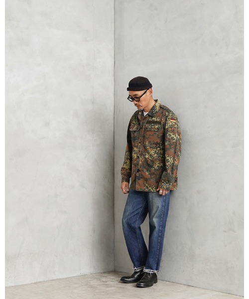MILITARY（ミリタリー）の「《USED/古着》実物 USED ドイツ軍 フレクターカモ ジャケット（ミリタリージャケット・メンズ・カモフラージュ・M-Short/L-Regular/S-Short/M-Regular/S-Regular）」の8枚目の写真