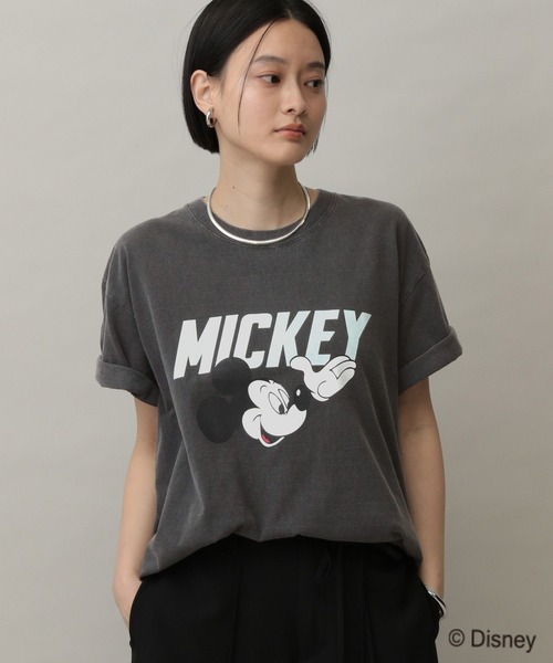 tシャツ 「別注」GOOD ROCK SPEED_BIGロゴ MICKEY MOUSE TEE レディース 別注】GOOD ROCK SPEED_BIGロゴ MICKEY MOUSE TEE（Tシャツ