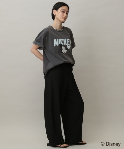 A part by(アパートバイ)の「【別注】GOOD ROCK SPEED_BIGロゴ MICKEY MOUSE TEE(Tシャツ/カットソー・レディース・チャコールグレー/オフホワイト・FREE)」の12枚目の写真