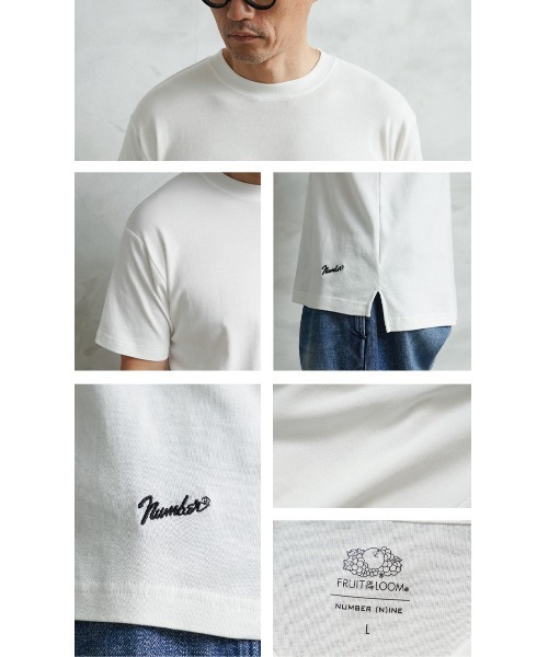 WAIPER.inc(ワイパーインク)の「FRUIT OF THE LOOM × NUMBER (N)INE 80754000 クルーネック パック Tシャツ(Tシャツ/カットソー・メンズ・グレー/ホワイト/ブラック・XL/M/L)」の4枚目の写真