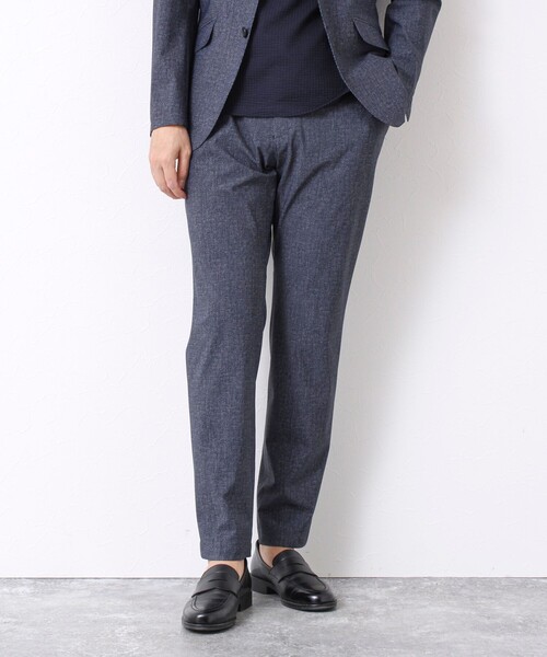 NOLLEY’S（ノーリーズ）の「《ビジカジ/セットアップ対応》接触冷感4WAYストレッチパンツ 25SS（その他パンツ・メンズ・ネイビー/グレー・S/M/L/XL）」の3枚目の写真