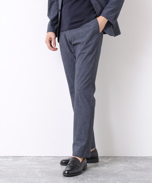 NOLLEY’S（ノーリーズ）の「《ビジカジ/セットアップ対応》接触冷感4WAYストレッチパンツ 25SS（その他パンツ・メンズ・ネイビー/グレー・S/M/L/XL）」の4枚目の写真