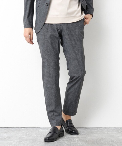 NOLLEY’S（ノーリーズ）の「《ビジカジ/セットアップ対応》接触冷感4WAYストレッチパンツ 25SS（その他パンツ・メンズ・ネイビー/グレー・S/M/L/XL）」の19枚目の写真