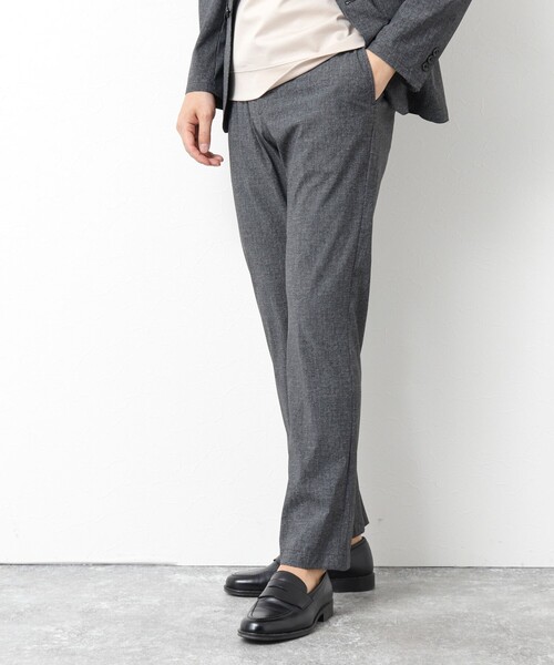NOLLEY’S（ノーリーズ）の「《ビジカジ/セットアップ対応》接触冷感4WAYストレッチパンツ 25SS（その他パンツ・メンズ・ネイビー/グレー・S/M/L/XL）」の20枚目の写真