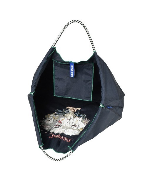 BALL & CHAIN ケイタマルヤマ KABUKI 濃紺 L Ball&Chain BLUE LABEL(KABUKI)（エコバッグ/サブバッグ