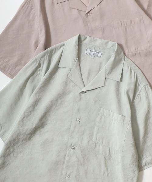 60'S LUCERNE レーヨン 半袖 BDシャツ オフホワイト レア DEAD STOCK】US Army Open Collar Short Sleeve Shirtsアメリカ