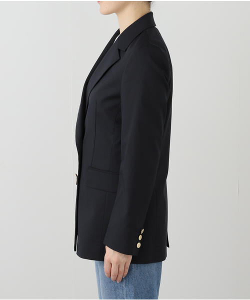 美品　La Totalite　24SS　ラトータリテ　ダブルジャケット　36 T/Wダブルブレストジャケット（テーラードジャケット）｜La