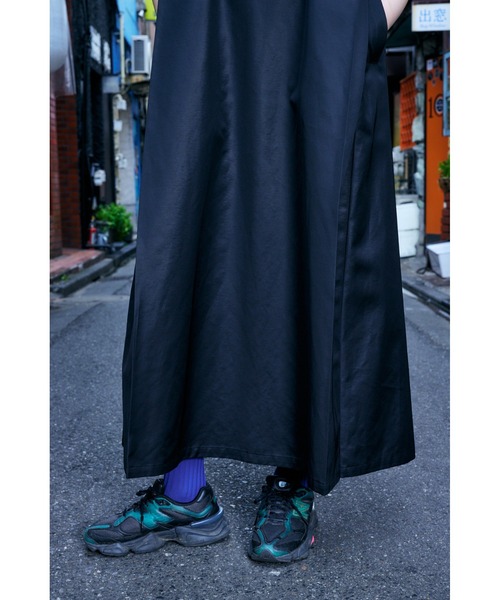 ENFOLD(エンフォルド)の「Riopele バックコクーンロングドレス(ワンピース・レディース・オレンジ系その他/ブラック・36/38)」の6枚目の写真