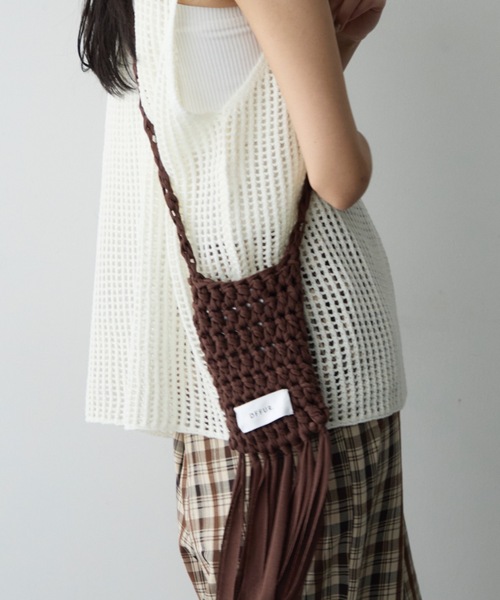 MAISONコニーフリンジ藤ショルダーバッグレアです FRINGE CARNIVAL MINI｜J&M DAVIDSON｜ジェイアンドエム