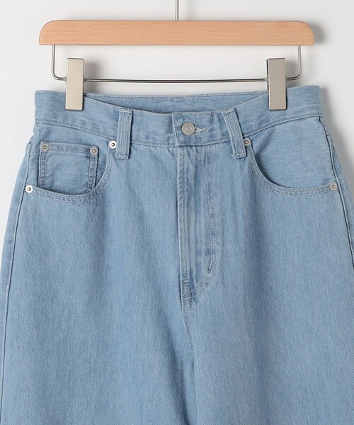 NOLLEY'S LIGHT(ノーリーズライト)の「11.25ozデニムバギーパンツ(デニムパンツ・レディース・ライトブルー/オフホワイト・38/36)」の11枚目の写真