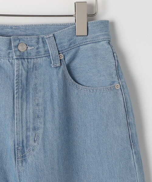 NOLLEY'S LIGHT(ノーリーズライト)の「11.25ozデニムバギーパンツ(デニムパンツ・レディース・ライトブルー/オフホワイト・38/36)」の12枚目の写真