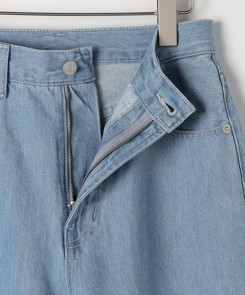 NOLLEY'S LIGHT(ノーリーズライト)の「11.25ozデニムバギーパンツ(デニムパンツ・レディース・ライトブルー/オフホワイト・38/36)」の13枚目の写真