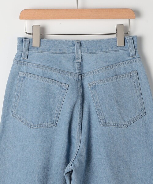 NOLLEY'S LIGHT(ノーリーズライト)の「11.25ozデニムバギーパンツ(デニムパンツ・レディース・ライトブルー/オフホワイト・38/36)」の14枚目の写真