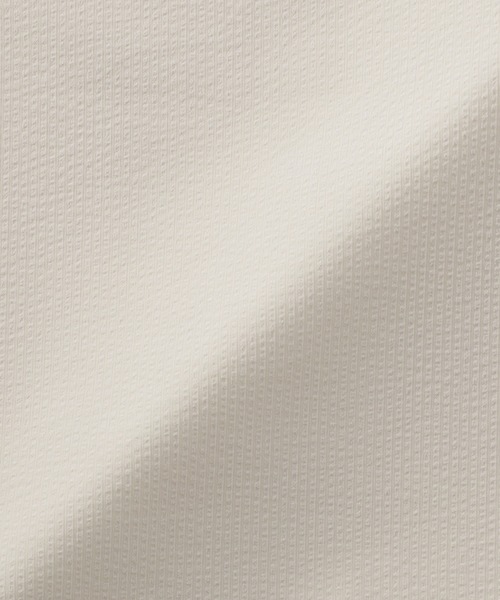 無印良品（ムジルシリョウヒン）の「婦人　風を通す　ストレッチサッカー　オープンカラー半袖シャツ（シャツ/ブラウス・レディース・ブルー系/オフホワイト/ブラック・XL/S/M/L）」の10枚目の写真