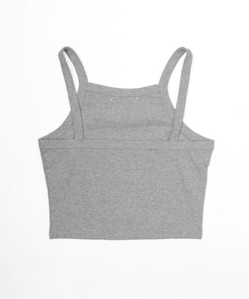 dispark(ディスパーク)の「DISPARK/【2点セット】フロントTwinkleジップキャミSETトップス(Tシャツ/カットソー・レディース・ブラウン/ブラック・FREE)」の19枚目の写真