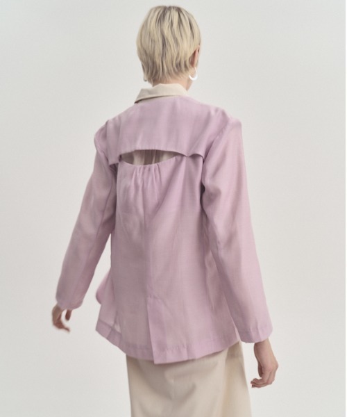 セール】Tung sheer jacket タングシアージャケット（テーラード