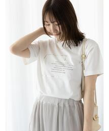 Te chichi TERRASSE | 箔ロゴプリントTシャツ(Tシャツ/カットソー)