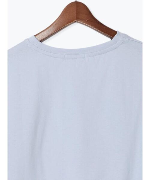 Te chichi TERRASSE（テチチテラス）の「箔ロゴプリントTシャツ（Tシャツ/カットソー・レディース・ブルー/オフホワイト/ブラック・F）」の18枚目の写真