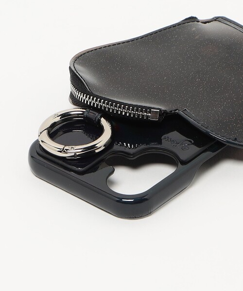 iPhone16proMax / black 【PVC heart】 (発送はご注文から3営業