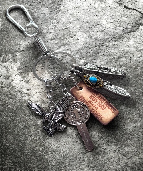 セール】アメカジ カラビナ キーリング（キーケース/キーアクセサリー