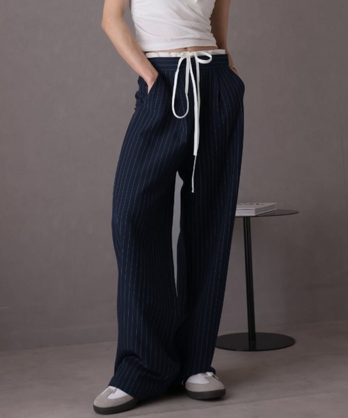 80s ピンストライプ スラックス ストライプスラックス グレー USA 80s ピンストライプ スラックス ストライプスラックス グレー