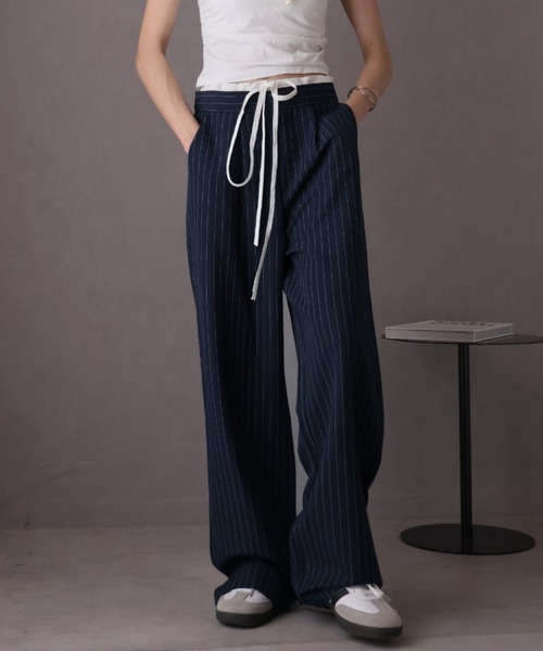 Ulysses（ユリシス）の「ダブルウエストレイヤードピンストライプ