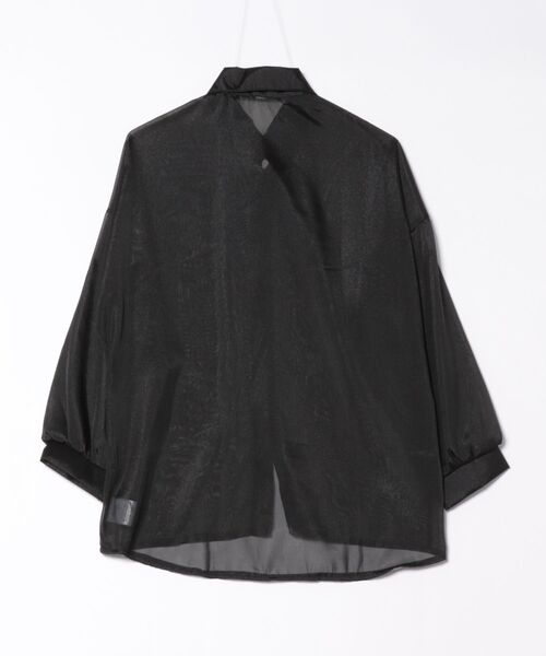 styiro（スタイロ）の「【10色展開】光沢感シアーボリュームカラーブラウスシャツ 冷房対策（シャツ/ブラウス・レディース・ブラック/ホワイト/グレー/ブルー/ピンク/パープル/オレンジ/クリーム/グリーン系その他/イエロー・FREE）」の12枚目の写真