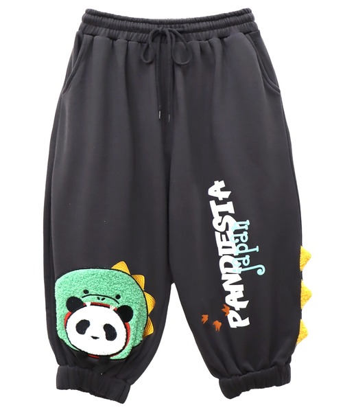 PANDIESTA（パンディエスタ）の「ダイナソーパンダ クロップドスウェットパンツ(M2)（その他パンツ・メンズ・アイボリー/チャコール/グリーン系その他・M/L/XL）」の12枚目の写真