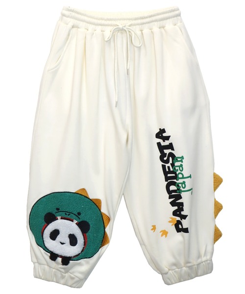 PANDIESTA（パンディエスタ）の「ダイナソーパンダ クロップドスウェットパンツ(M2)（その他パンツ・メンズ・アイボリー/チャコール/グリーン系その他・M/L/XL）」の19枚目の写真