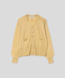 【美品】Audrey and John Wad カーディガン　セーター　黄色 美品】Audrey and John Wad カーディガンセーター黄色