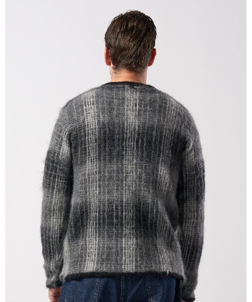 wjk(ダヴルジェイケイ)の「mohair shaggy knit crew(ニット/セーター・メンズ・ブラック/ダークブラック/ブルー・SMALL/MEDIUM/LARGE/X-LARGE)」の22枚目の写真