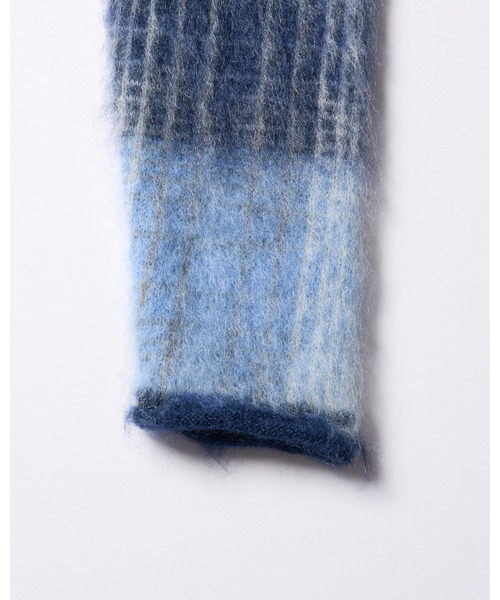 wjk(ダヴルジェイケイ)の「mohair shaggy knit crew(ニット/セーター・メンズ・ブラック/ダークブラック/ブルー・SMALL/MEDIUM/LARGE/X-LARGE)」の8枚目の写真
