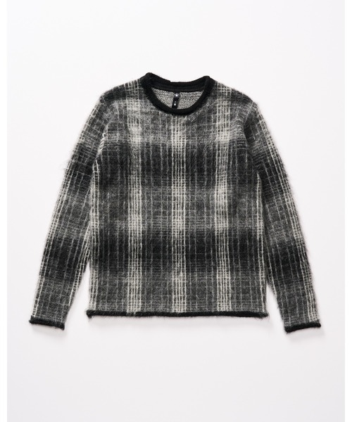 wjk(ダヴルジェイケイ)の「mohair shaggy knit crew(ニット/セーター・メンズ・ブラック/ダークブラック/ブルー・SMALL/MEDIUM/LARGE/X-LARGE)」の12枚目の写真