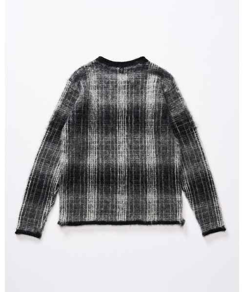 wjk(ダヴルジェイケイ)の「mohair shaggy knit crew(ニット/セーター・メンズ・ブラック/ダークブラック/ブルー・SMALL/MEDIUM/LARGE/X-LARGE)」の13枚目の写真