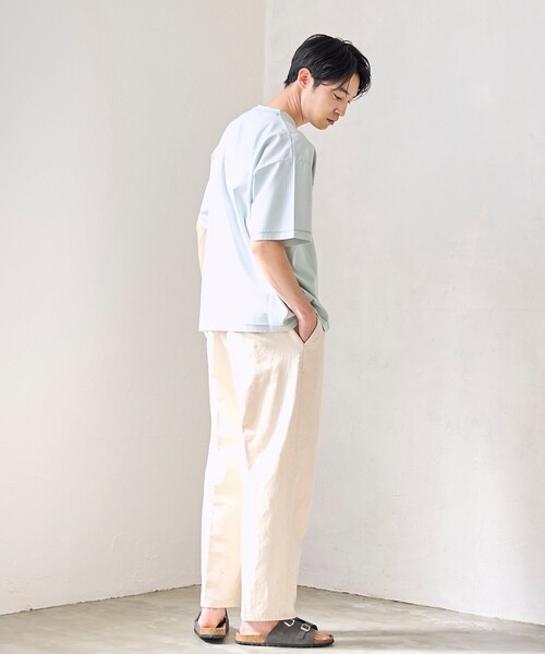 RONEL(ロネル)の「【RONEL】ポンチチェストステッチT(Tシャツ/カットソー・メンズ・ブラック/ライム/ホワイト・M/XL/S/L)」の22枚目の写真