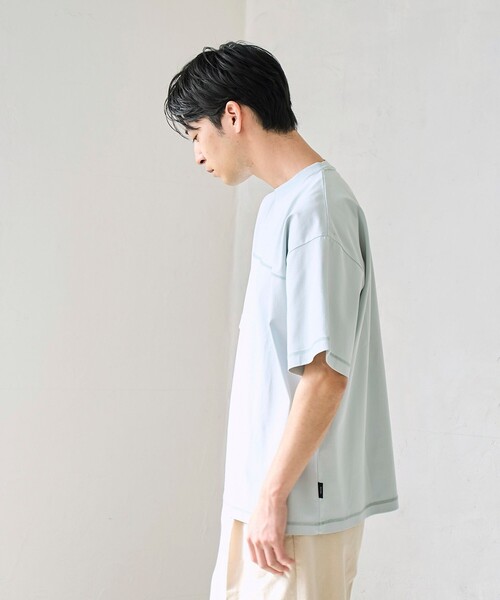 RONEL(ロネル)の「【RONEL】ポンチチェストステッチT(Tシャツ/カットソー・メンズ・ブラック/ライム/ホワイト・M/XL/S/L)」の19枚目の写真