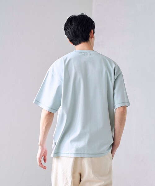RONEL(ロネル)の「【RONEL】ポンチチェストステッチT(Tシャツ/カットソー・メンズ・ブラック/ライム/ホワイト・M/XL/S/L)」の17枚目の写真