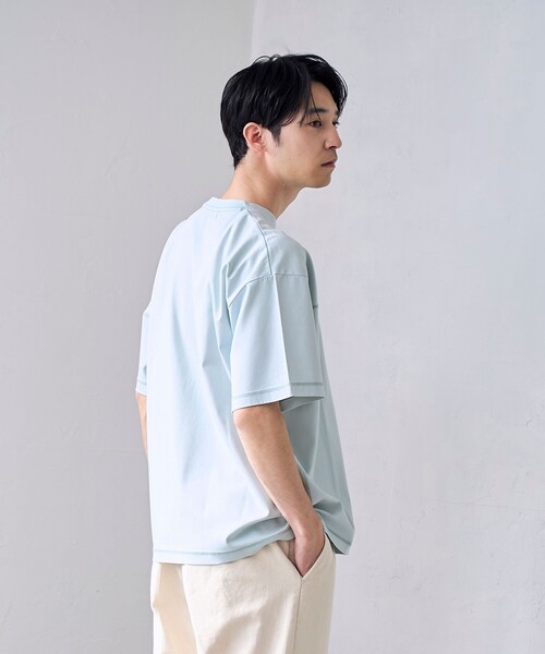 RONEL(ロネル)の「【RONEL】ポンチチェストステッチT(Tシャツ/カットソー・メンズ・ブラック/ライム/ホワイト・M/XL/S/L)」の16枚目の写真