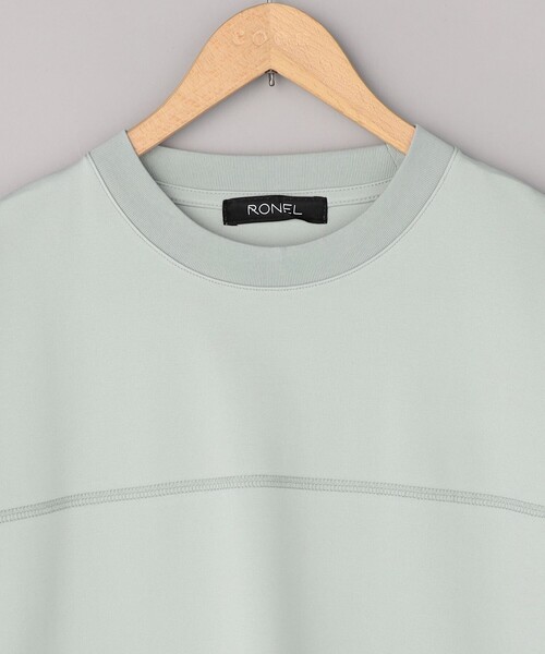 RONEL(ロネル)の「【RONEL】ポンチチェストステッチT(Tシャツ/カットソー・メンズ・ブラック/ライム/ホワイト・M/XL/S/L)」の13枚目の写真