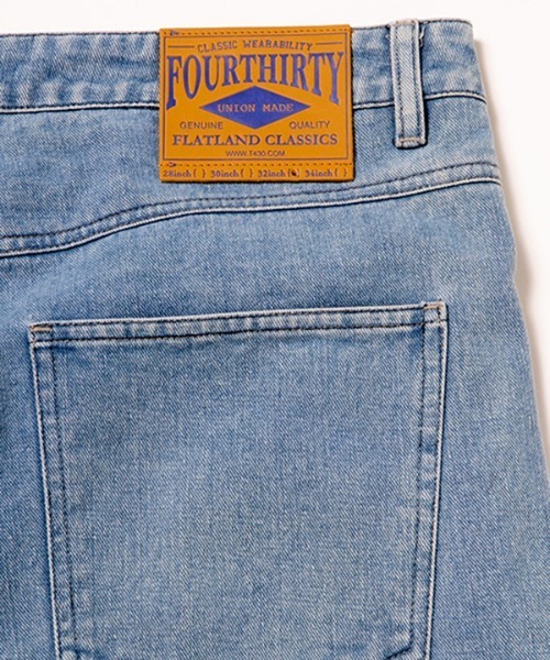 430（フォーサーティ）の「mp13628- GN DENIM H-WASH デニムパンツ（デニムパンツ・メンズ・ブラック/インディゴブルー・28/30/32/34）」の15枚目の写真